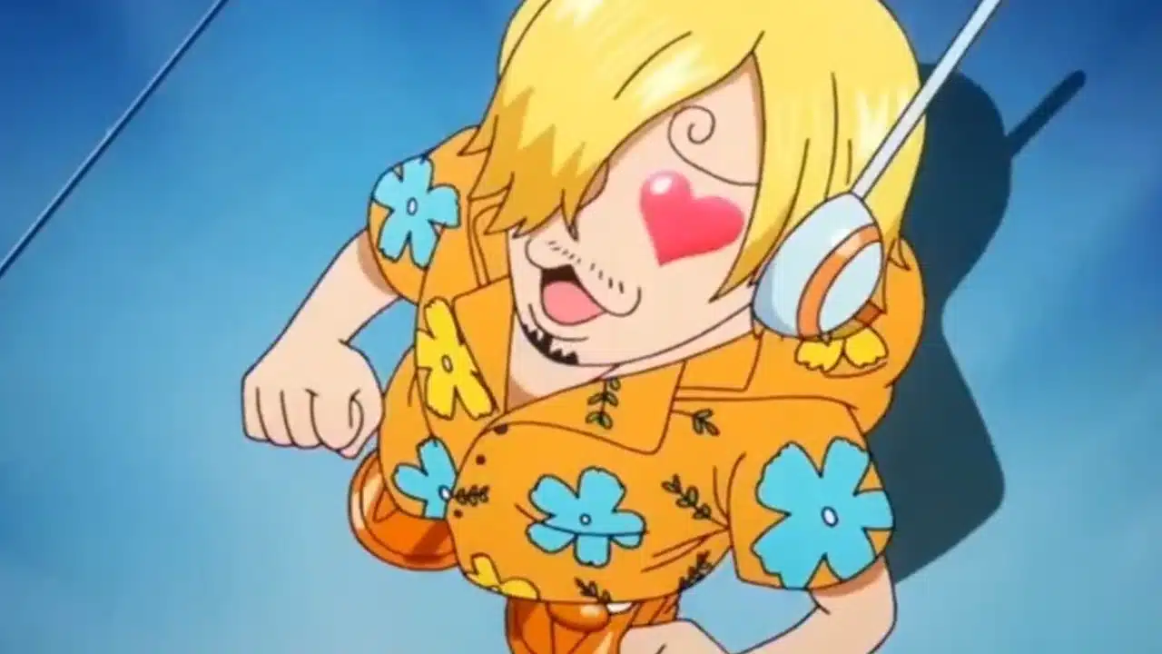 Sanji and Stussy from One Piece anime